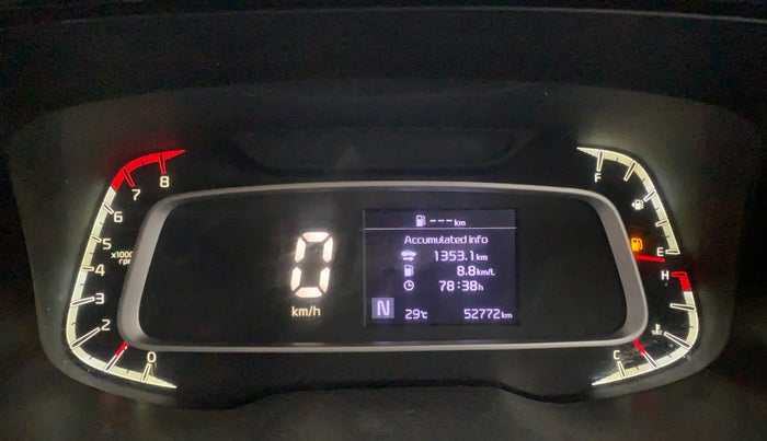 2021 KIA SONET HTX 1.0 IMT, Petrol, Manual, 52,761 km, Odometer Image