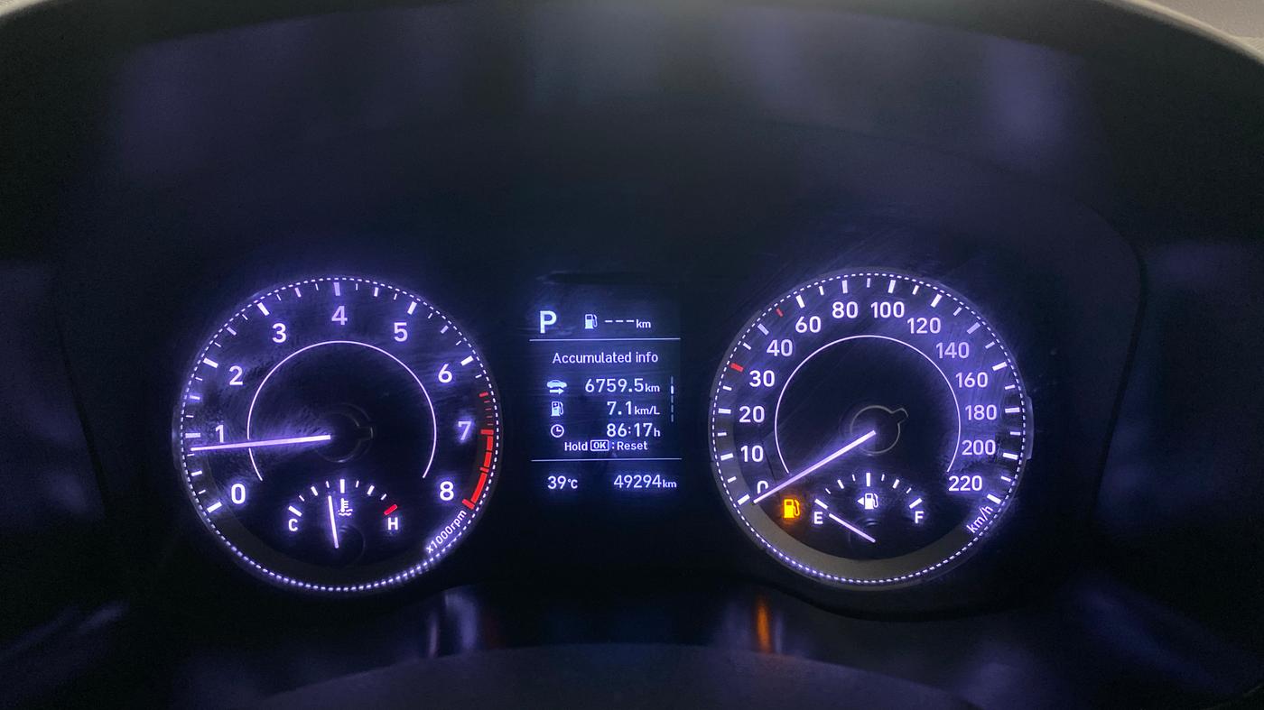 2019 Hyundai VENUE SX PLUS 1.0 TURBO DCT, Petrol, Automatic, 49,293 km, Odometer Image