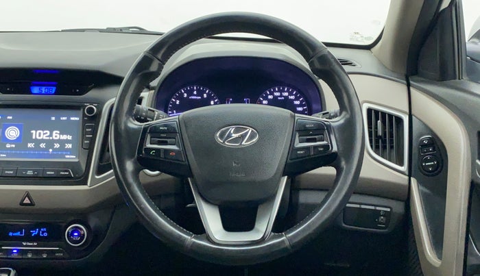 2016 Hyundai Creta SX PLUS AT 1.6 PETROL, Petrol, Automatic, 84,766 km, Steering Wheel Close Up
