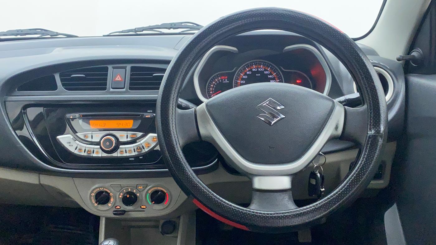 2014 Maruti Alto K10 VXI P, Petrol, Manual, 80,714 km, Steering Wheel Close-up