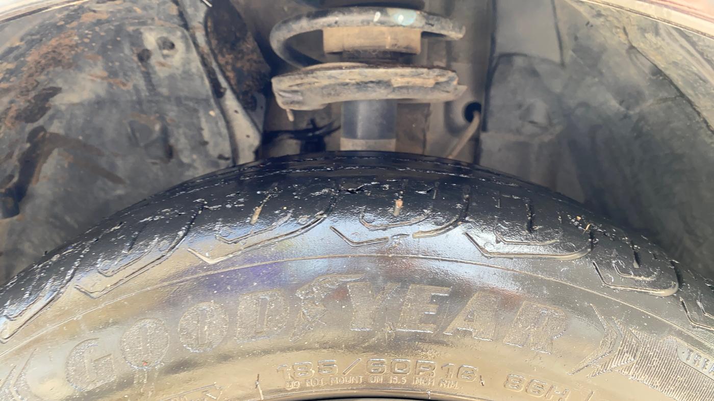 2021 Tata ALTROZ XZ PLUS PETROL DARK EDITION, Petrol, Manual, 40,079 km, Left Front Tyre Tread