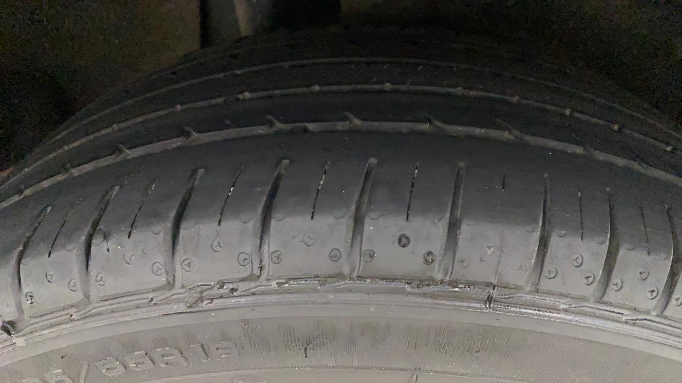 2016 Maruti Baleno ALPHA PETROL 1.2, Petrol, Manual, 79,910 km, Right Rear Tyre Tread