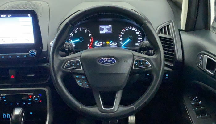2018 Ford Ecosport TITANIUM + 1.5L PETROL AT, Petrol, Automatic, 39,703 km, Steering Wheel Close Up