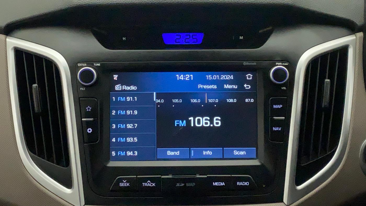 2018 Hyundai Creta SX AT 1.6 PETROL, Petrol, Automatic, 44,438 km, Infotainment System