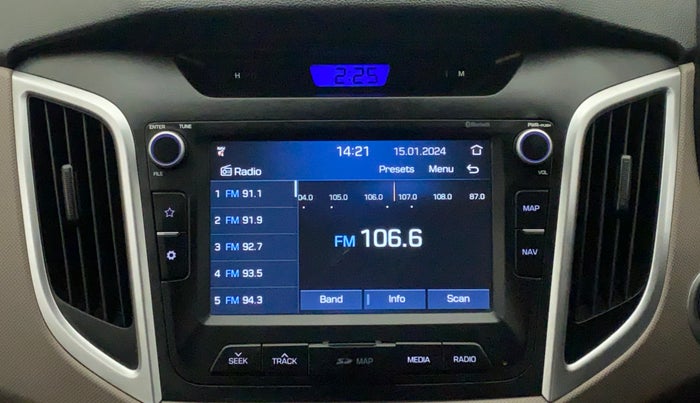 2018 Hyundai Creta SX AT 1.6 PETROL, Petrol, Automatic, 44,438 km, Infotainment System