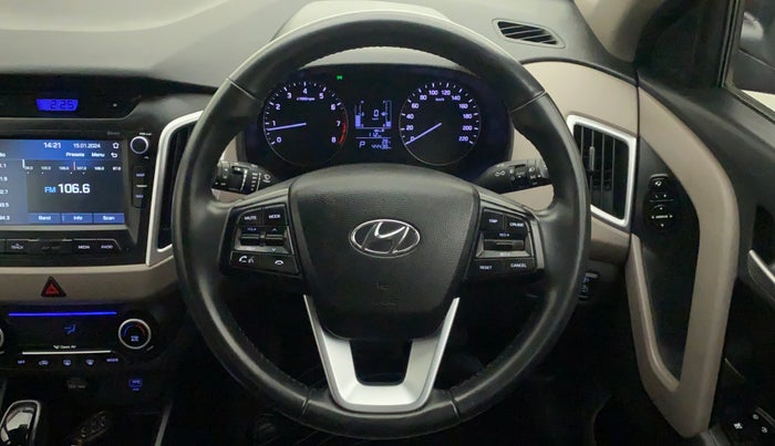 2018 Hyundai Creta SX AT 1.6 PETROL, Petrol, Automatic, 44,438 km, Steering Wheel Close Up