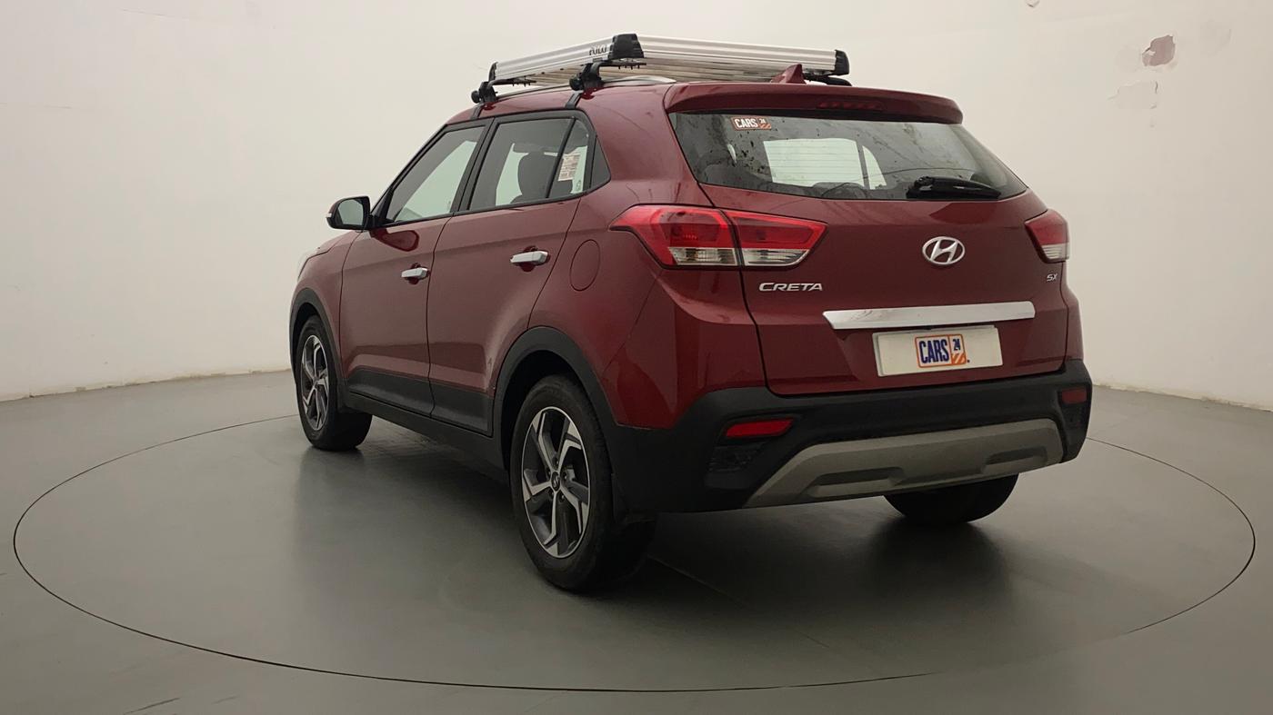 2018 Hyundai Creta SX AT 1.6 PETROL, Petrol, Automatic, 44,438 km, Left Back Diagonal