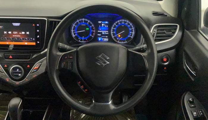 2019 Maruti Baleno ZETA CVT PETROL 1.2, Petrol, Automatic, 92,957 km, Steering Wheel Close Up
