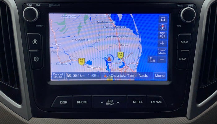 2017 Hyundai Creta SX PLUS AT 1.6 PETROL, Petrol, Automatic, 41,000 km, Navigation System