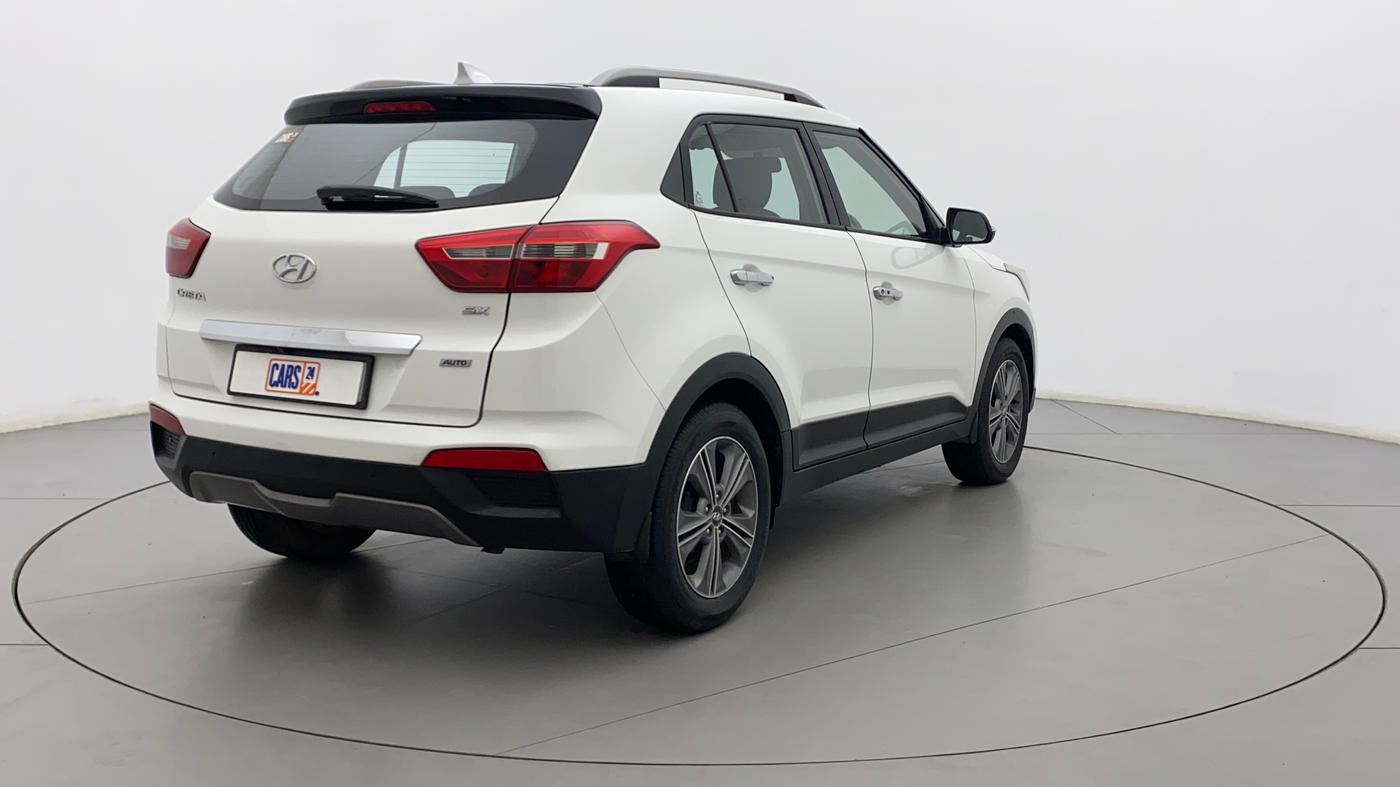 2017 Hyundai Creta SX PLUS AT 1.6 PETROL, Petrol, Automatic, 41,000 km, Right Back Diagonal