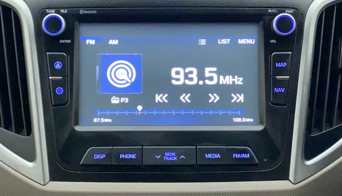 2017 Hyundai Creta SX PLUS AT 1.6 PETROL, Petrol, Automatic, 41,000 km, Infotainment System