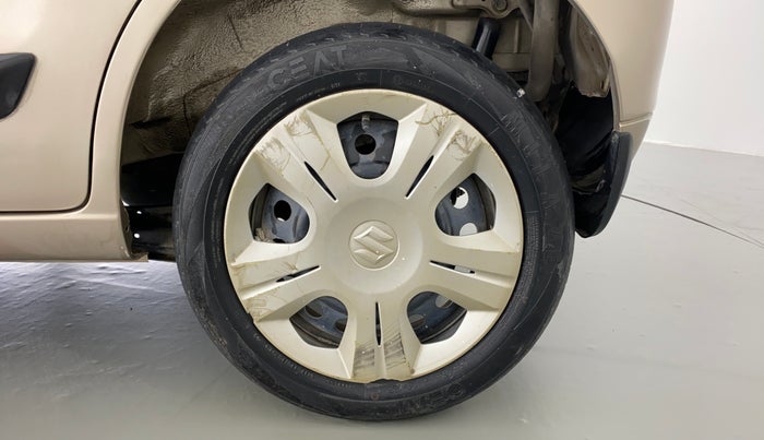 2013 Maruti Wagon R 1.0 VXI, Petrol, Manual, 87,376 km, Left Rear Wheel