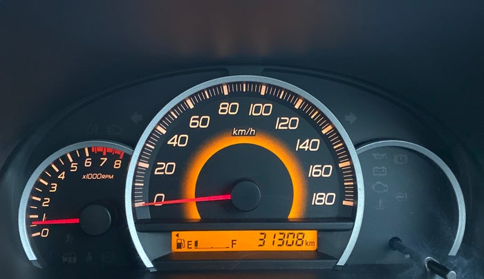 2013 Maruti Wagon R 1.0 VXI, Petrol, Manual, 31,344 km, Odometer Image