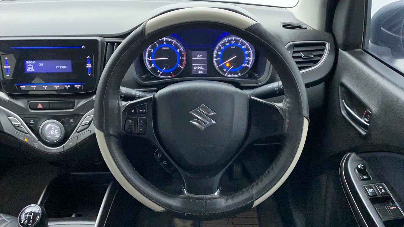 2020 Maruti Baleno DELTA 1.2 K12, Petrol, Manual, 64,745 km, Steering Wheel Close Up