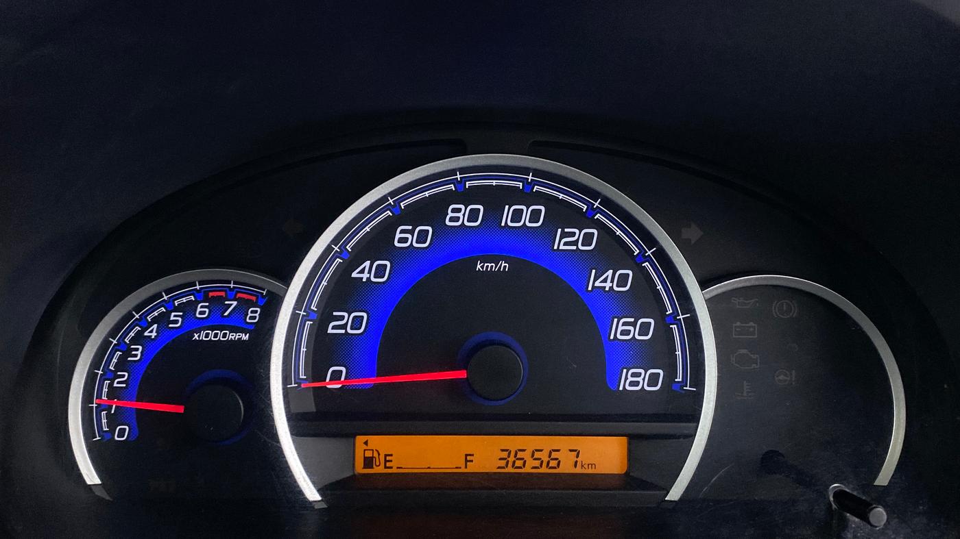 2018 Maruti Wagon R 1.0 VXI, Petrol, Manual, 36,658 km, Odometer Image