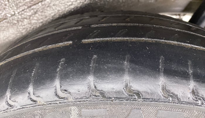 2018 Maruti Wagon R 1.0 VXI, Petrol, Manual, 36,658 km, Left Rear Tyre Tread