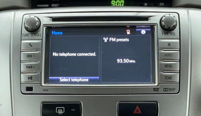 2014 Toyota Innova 2.5 VX 8 STR BS IV, Diesel, Manual, 1,37,097 km, Infotainment System