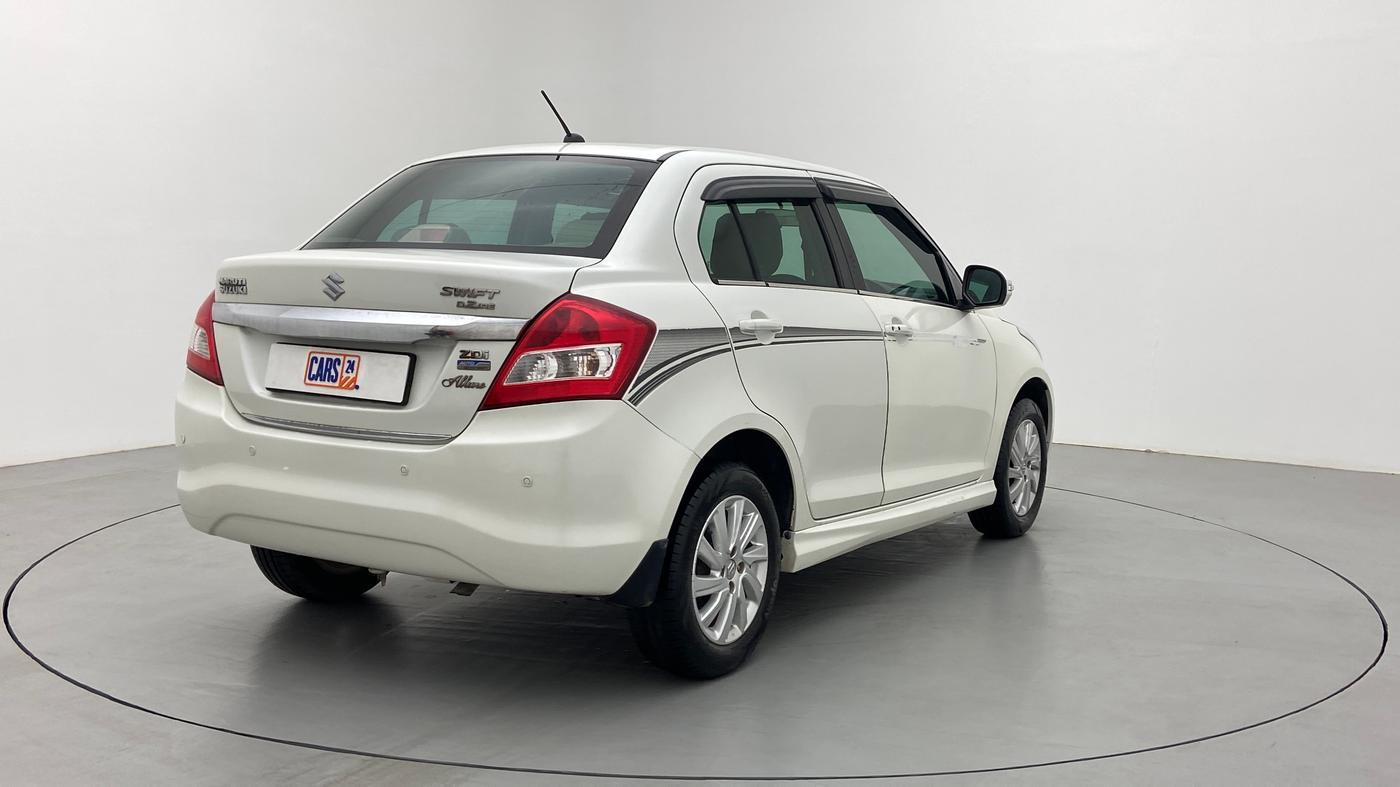 2017 Maruti Swift Dzire ZDI AMT, Diesel, Automatic, 63,207 km, Right Back Diagonal (45- Degree) View