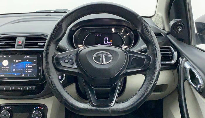 2022 Tata TIGOR XZ PLUS CNG, CNG, Manual, 27,301 km, Steering Wheel Close Up