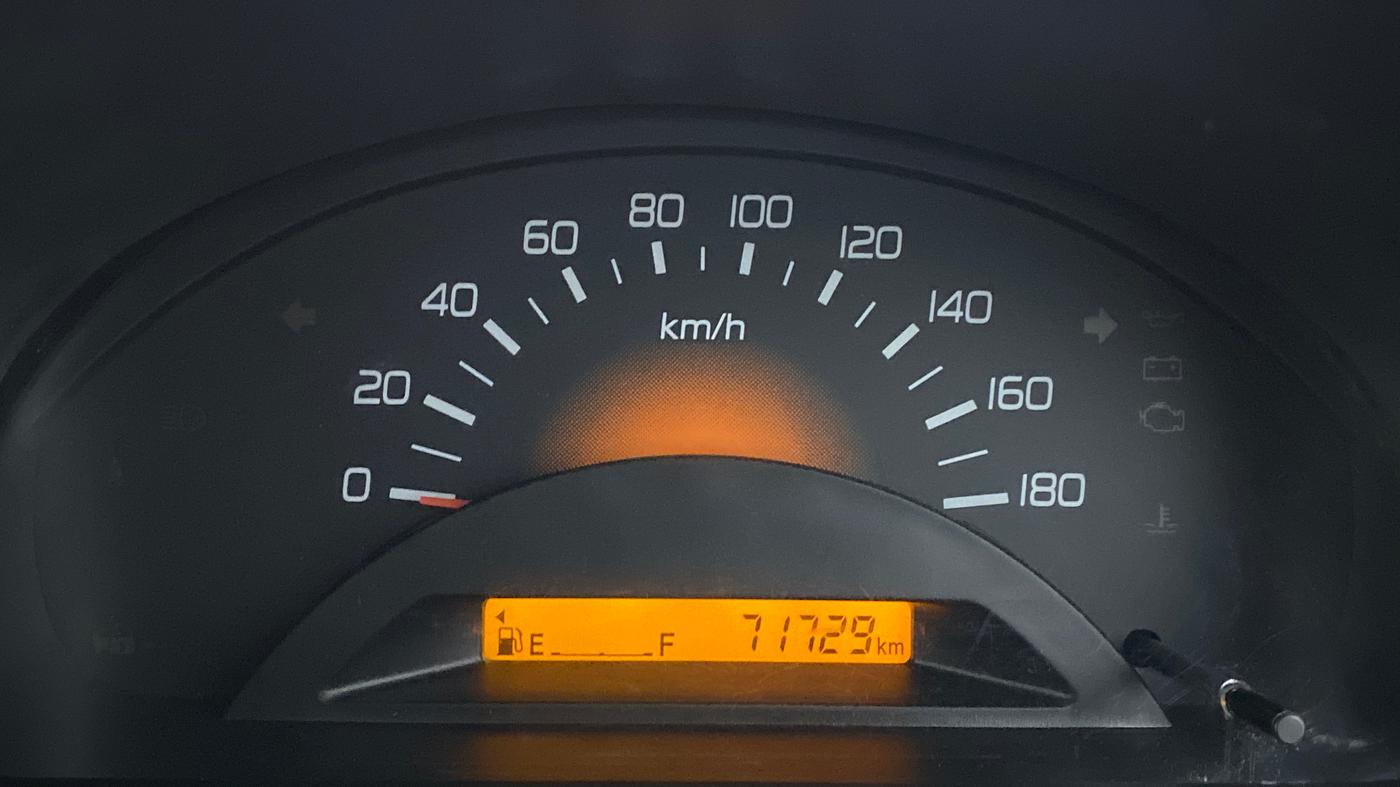 2017 Maruti Wagon R 1.0 LXI, Petrol, Manual, 71,729 km, Odometer Image