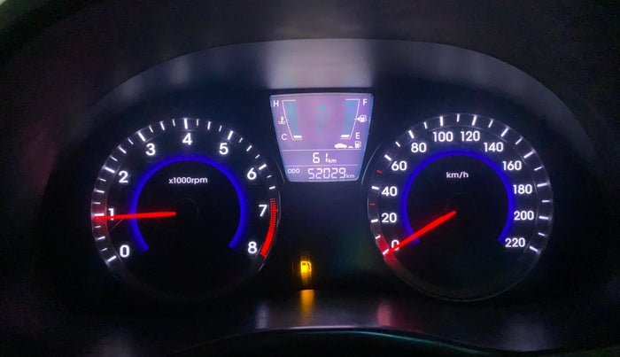 2014 Hyundai Verna FLUIDIC 1.6 VTVT SX, Petrol, Manual, 52,010 km, Odometer Image