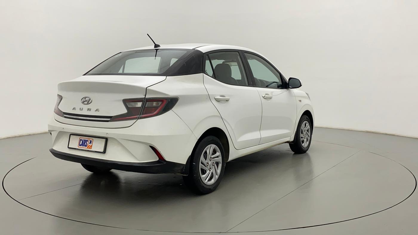 2020 Hyundai AURA S CNG, CNG, Manual, 40,714 km, Right Back Diagonal