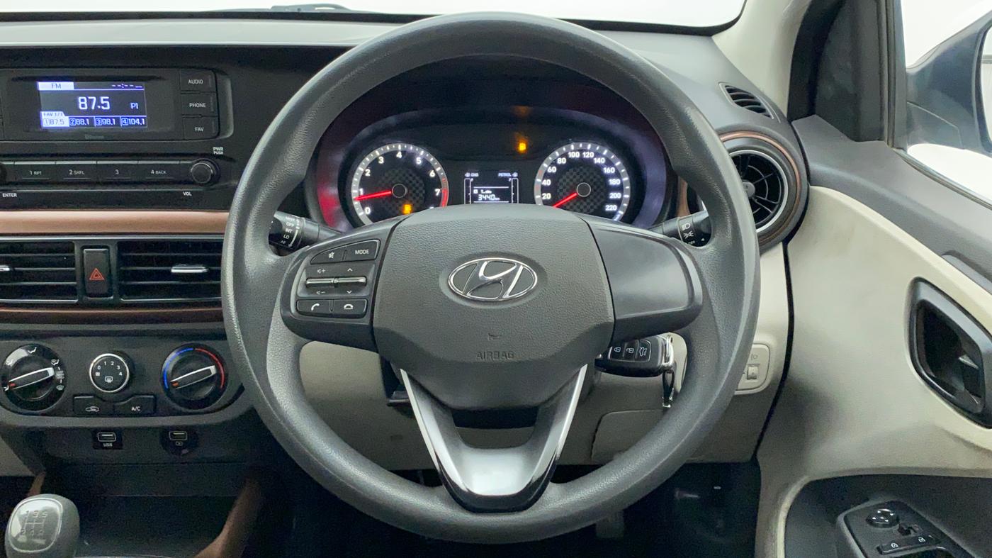 2020 Hyundai AURA S CNG, CNG, Manual, 40,714 km, Steering Wheel Close Up