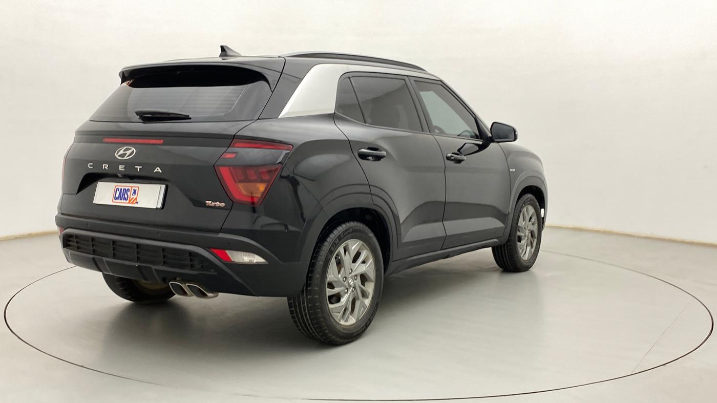 2020 Hyundai Creta SX (O) 1.4 TURBO DCT, Petrol, Automatic, 64,369 km, Right Back Diagonal