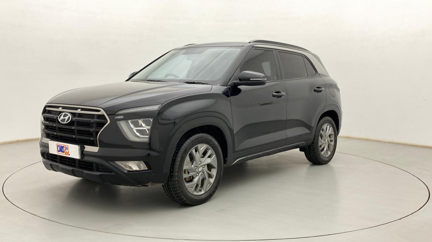 2020 Hyundai Creta SX (O) 1.4 TURBO DCT, Petrol, Automatic, 64,369 km, Left Front Diagonal