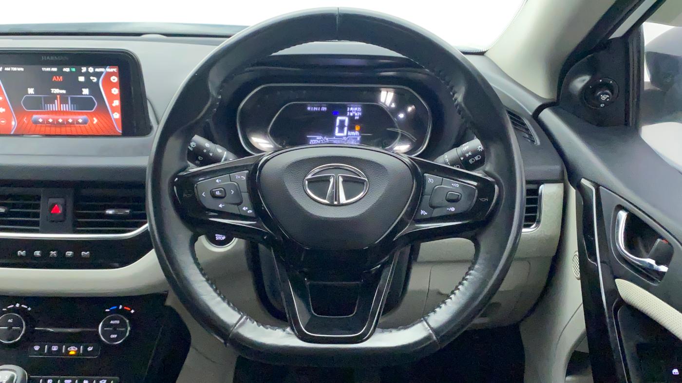 2022 Tata NEXON XZ PLUS (HS) PETROL, Petrol, Manual, 20,198 km, Steering Wheel Close Up