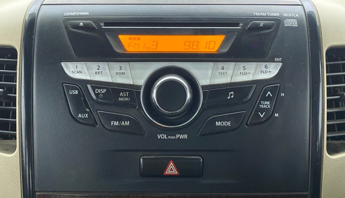 2018 Maruti Wagon R 1.0 VXI, CNG, Manual, 84,844 km, Infotainment System