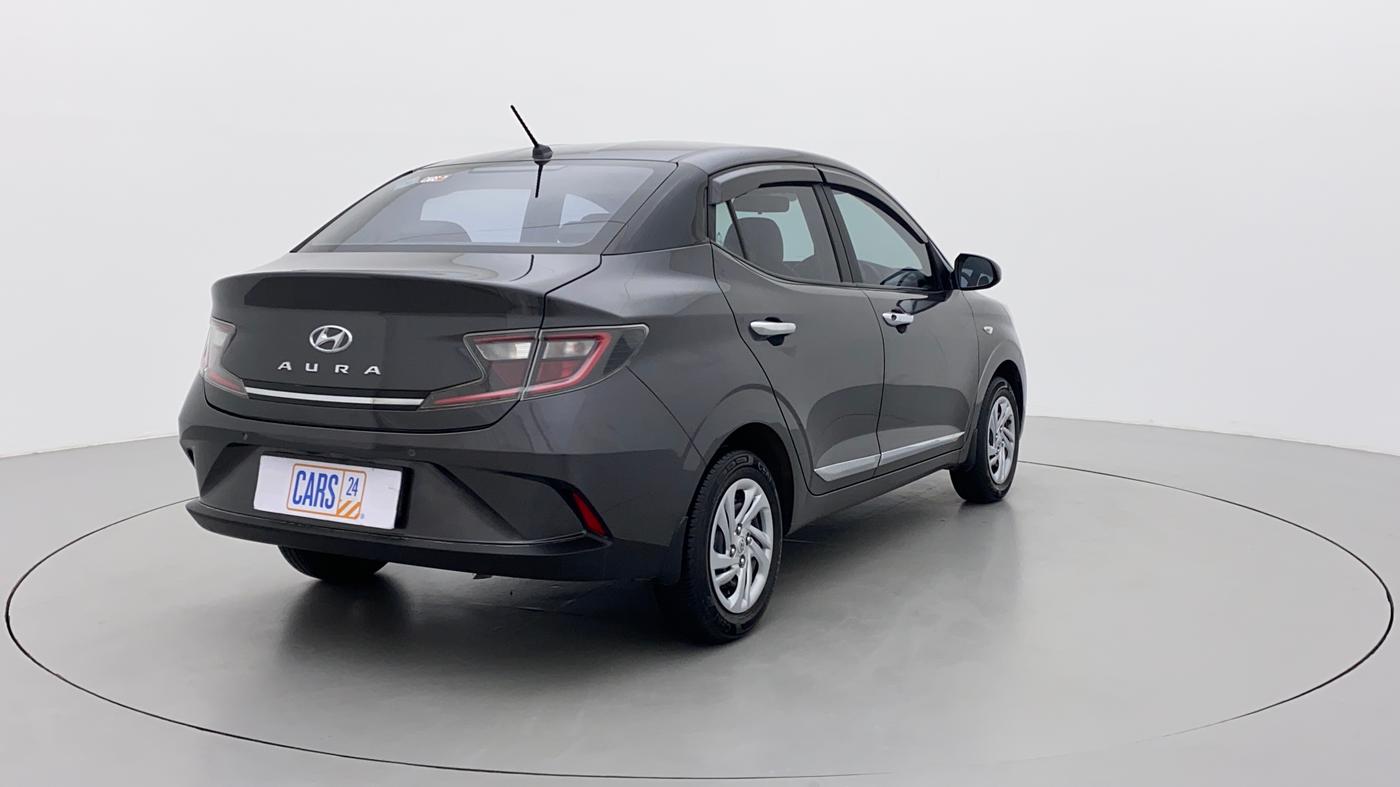 2021 Hyundai AURA S 1.2 CNG, CNG, Manual, 21,104 km, Right Back Diagonal
