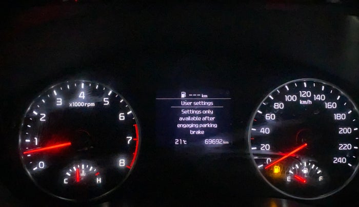 2020 KIA SELTOS HTK PLUS 1.5, Petrol, Manual, 69,675 km, Odometer Image