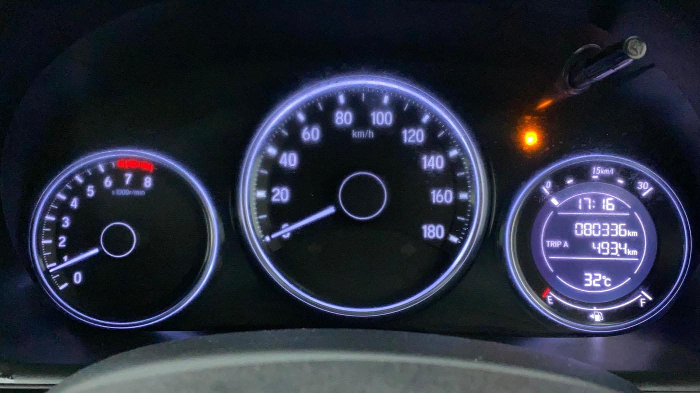 2018 Honda BR-V 1.5L I-VTEC VX, Petrol, Manual, 80,336 km, Odometer Image