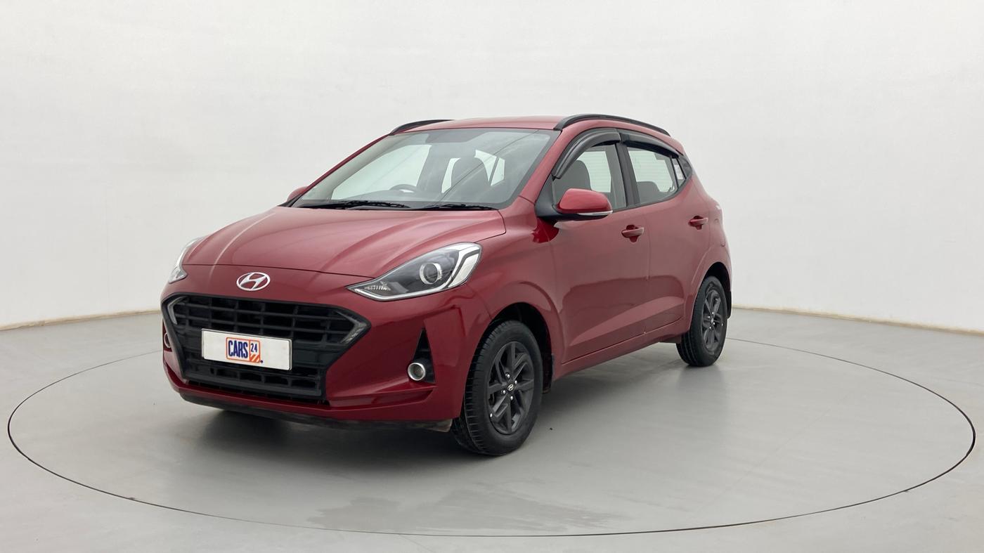 2019 Hyundai GRAND I10 NIOS SPORTZ AMT 1.2 KAPPA VTVT, Petrol, Automatic, 18,602 km, Left Front Diagonal