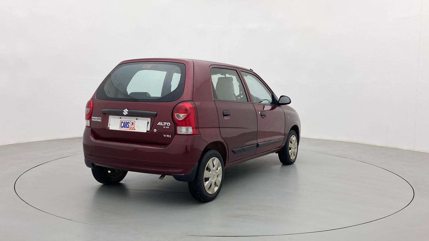 2013 Maruti Alto K10 VXI, Petrol, Manual, 38,560 km, Right Back Diagonal