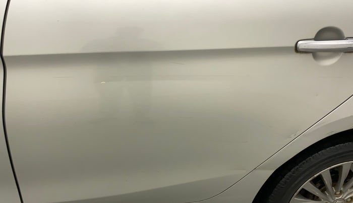 2016 Maruti Ciaz ZXI+, Petrol, Manual, 94,093 km, Rear left door - Slightly dented