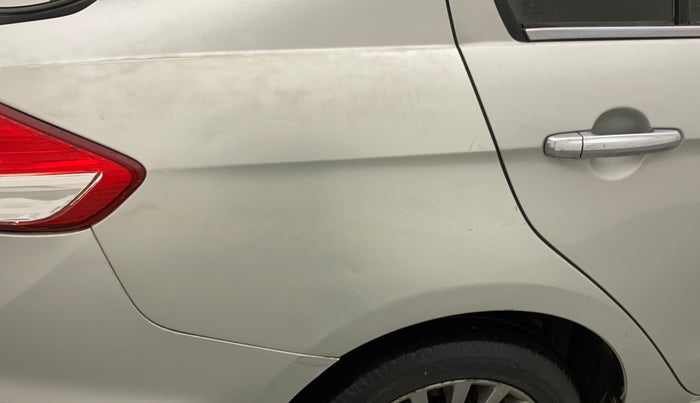 2016 Maruti Ciaz ZXI+, Petrol, Manual, 94,093 km, Right quarter panel - Slightly dented