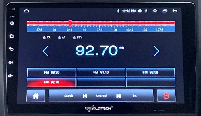 2019 Maruti Dzire VXI, Petrol, Manual, 27,811 km, Infotainment System