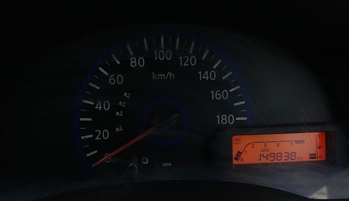 2015 Datsun Go T, Petrol, Manual, 1,49,833 km, Odometer Image