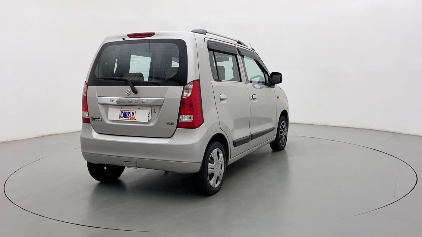 2017 Maruti Wagon R 1.0 VXI, CNG, Manual, 62,162 km, Right Back Diagonal