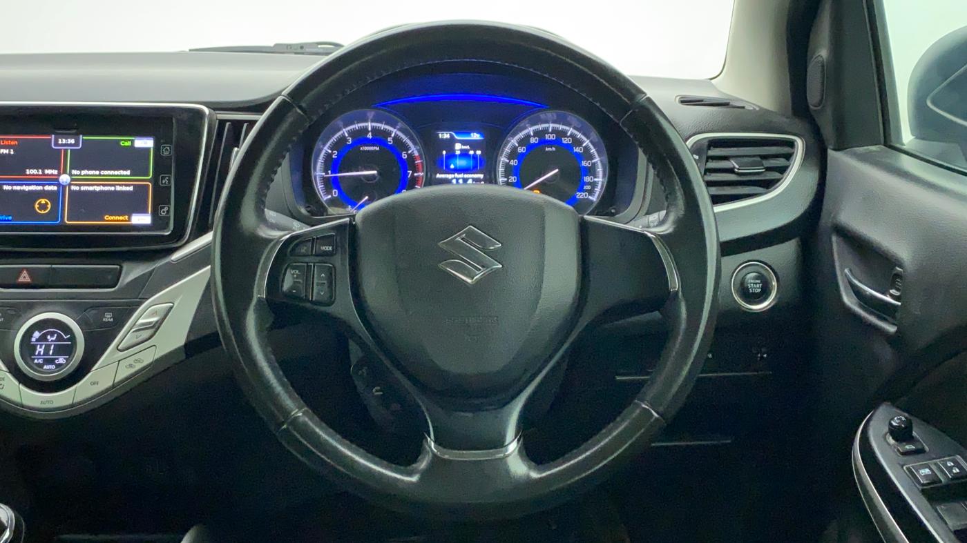 2018 Maruti Baleno ALPHA PETROL 1.2, Petrol, Manual, 20,599 km, Steering Wheel Close Up