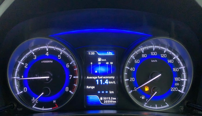 2018 Maruti Baleno ALPHA PETROL 1.2, Petrol, Manual, 20,599 km, Odometer Image