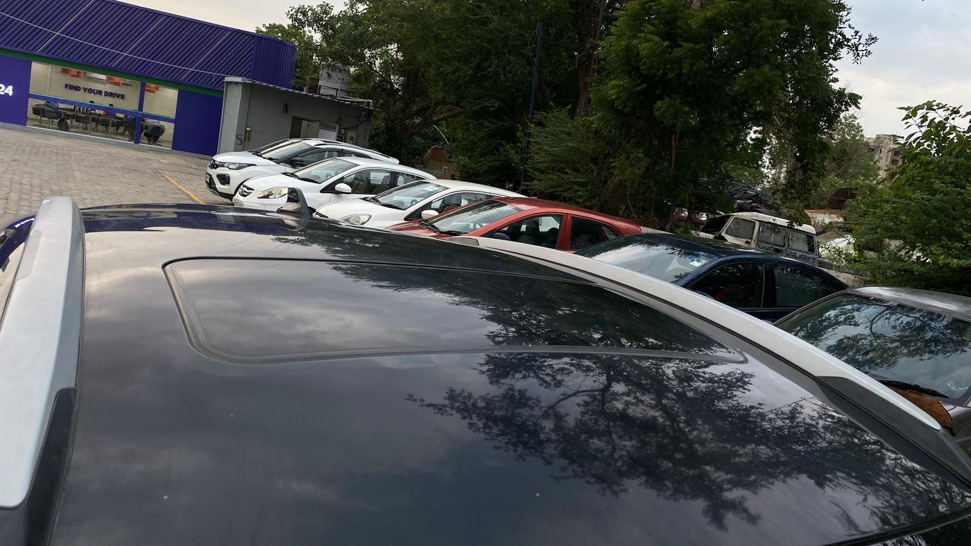 2024 Tata NEXON FEARLESS PURPLE + SUNROOF DCA DUAL TONE 1.2 PETROL, Petrol, Automatic, 15,824 km, Moonroof/ Sunroof