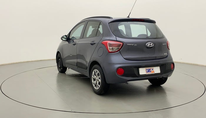 2017 Hyundai Grand i10 SPORTZ (O) 1.2 KAPPA VTVT, Petrol, Manual, 76,612 km, Left Back Diagonal