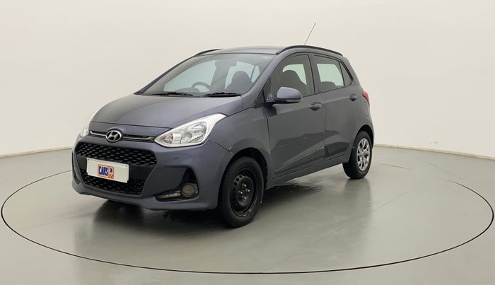 2017 Hyundai Grand i10 SPORTZ (O) 1.2 KAPPA VTVT, Petrol, Manual, 76,612 km, Left Front Diagonal