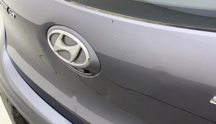 2017 Hyundai Grand i10 SPORTZ (O) 1.2 KAPPA VTVT, Petrol, Manual, 76,612 km, Dicky (Boot door) - Minor scratches