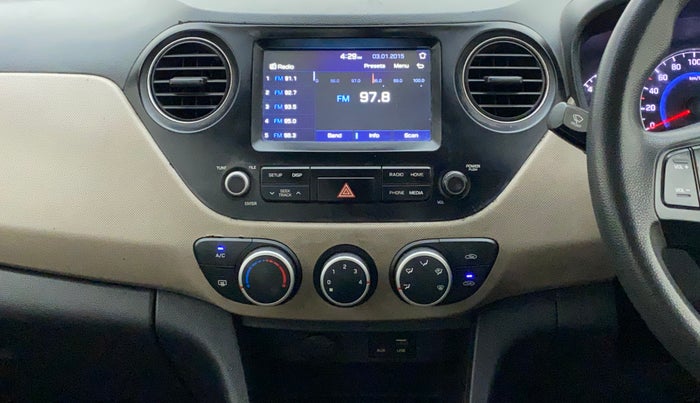 2017 Hyundai Grand i10 SPORTZ (O) 1.2 KAPPA VTVT, Petrol, Manual, 76,612 km, Air Conditioner
