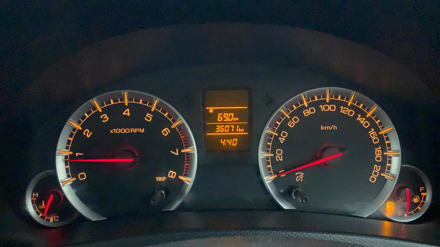 2015 Maruti Swift VXI, Petrol, Manual, 36,070 km, Odometer Image