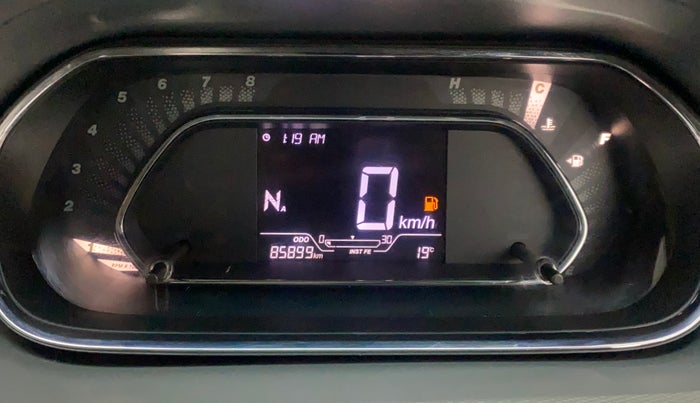 2021 Tata TIGOR XZA PLUS PETROL, Petrol, Automatic, 85,892 km, Odometer Image